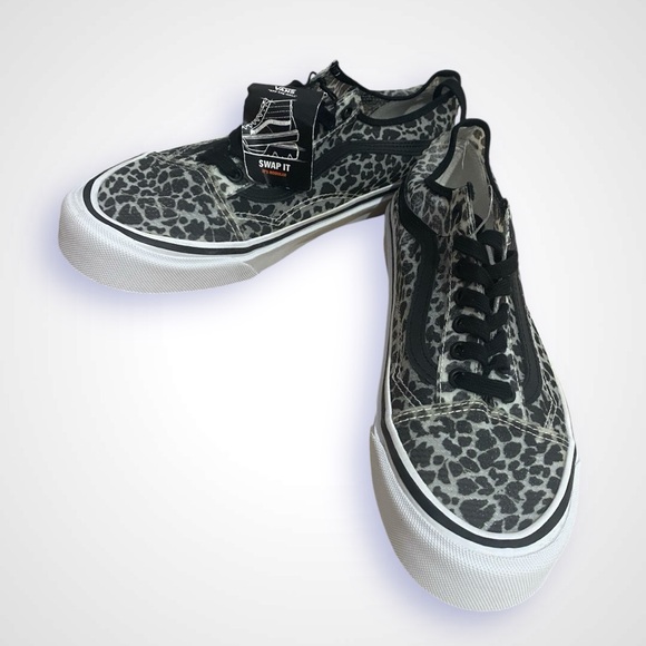 Unisex Limited Edition Vans x Dots Old Skool Animal Print Mesh - Picture 1 of 5